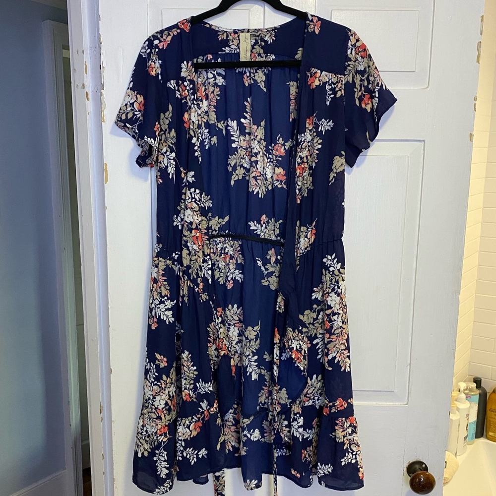 Beautiful Floral Swim Coverup